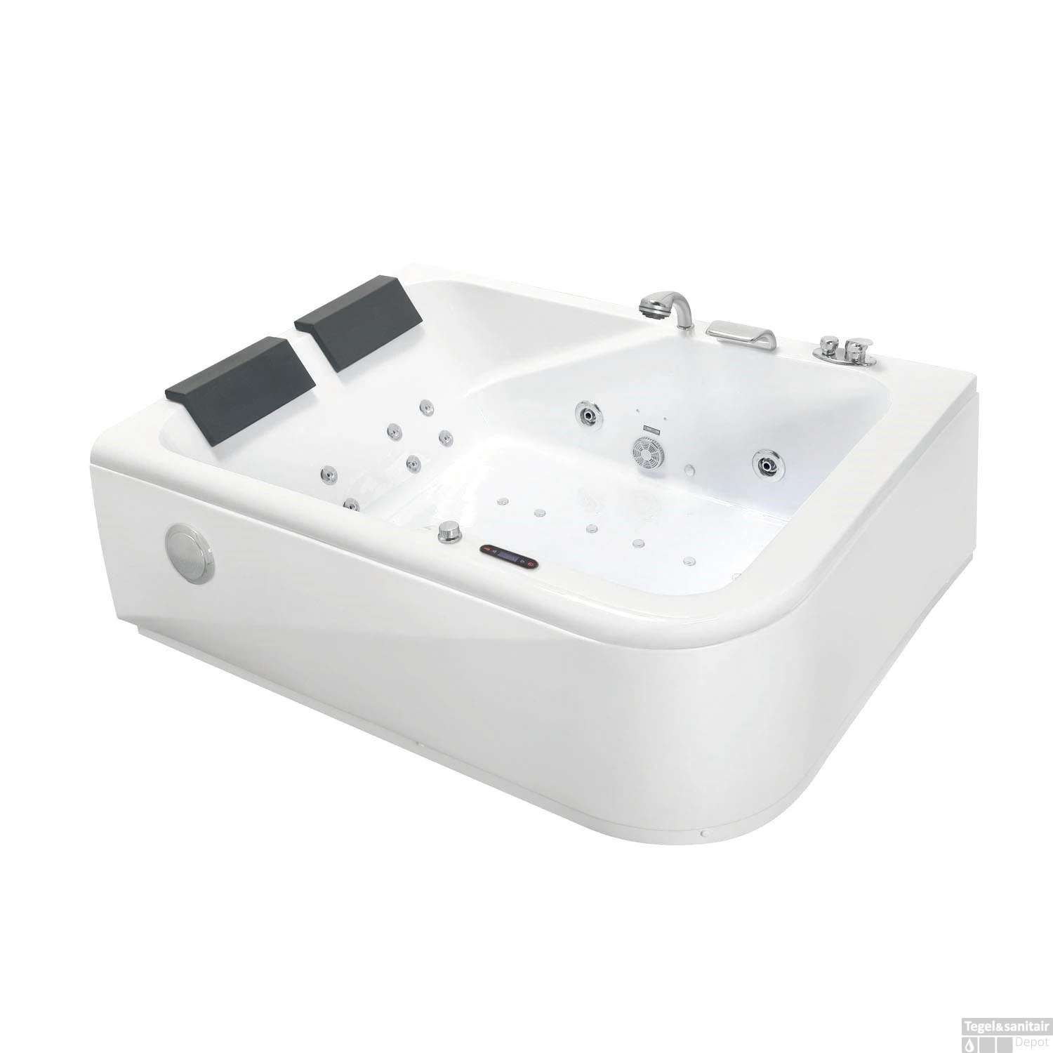 Whirlpool Kerra Marika 170x124x57 Cm Links 2 Persoons 3 Whirlpool Kerra Marika 170x124x57 Cm Links 2 Persoons