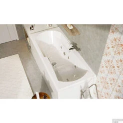 Whirlpoolbad Allibert Moovance Essentia 180x80x53 Cm Incl. Poten Wit -Badkamer Thuis whirlpoolbad allibert moovance essentia 180x80x53 cm incl. poten sfeer