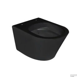 Geberit UP320 Toiletset Set45 Wiesbaden Vesta Rimless Mat Zwart Met Matzwarte Drukplaat -Badkamer Thuis wiesbaden vesta rimless mat zwart 32.3419 1 7