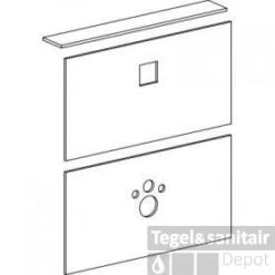 Wisa XS Afbouwpakket Voor WC-element XS-L