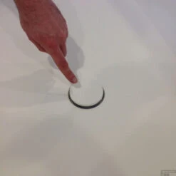 Vrijstaand Bad Best Design Puur Mat Wit 180x90x58cm Solid Surface Mat Wit -Badkamer Thuis witte afdekkap