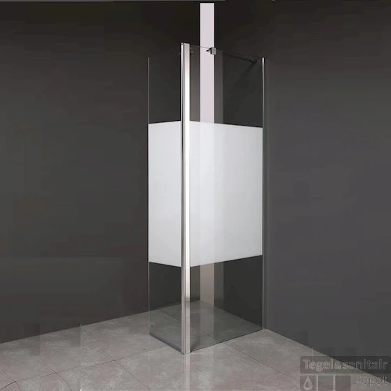 Zijwand Inloopdouche Athena Met Draaibaar Hoekpaneel Middenband 30x200 Cm 8 Mm NANO Glas 3 Zijwand Inloopdouche Athena Met Draaibaar Hoekpaneel Middenband 30x200 Cm 8 Mm NANO Glas